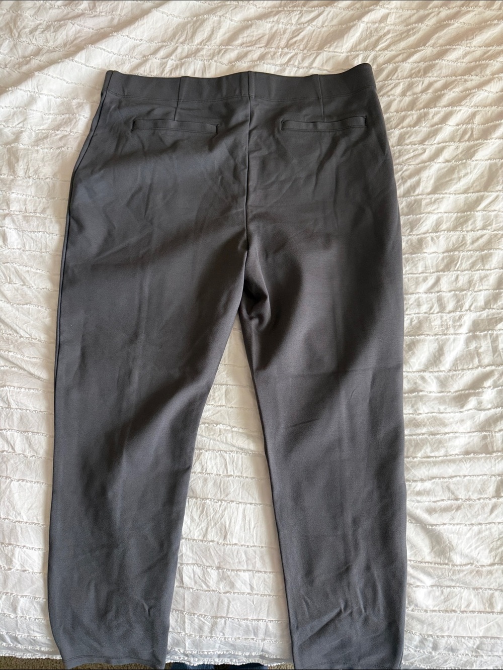 STYLUS Charcoal Slim Cropped Ankle Pants - Picture 4 of 5